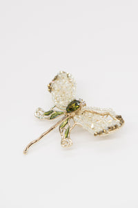 Olive Butterfly Brooch