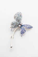 Load image into Gallery viewer, Lavender Butterfly Brooch