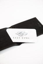 Load image into Gallery viewer, Men&#39;s black smooth leather wallet