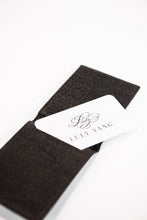 Load image into Gallery viewer, Men's black full grain leather wallet