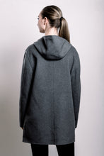 Load image into Gallery viewer, Demi-Couture Hooded Coat - Grey