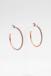 Crystal Hoop Earrings