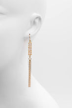 Load image into Gallery viewer, Stone Chain Earrings