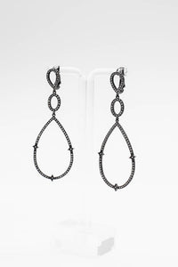 Rhinestone Teardrop Earrings