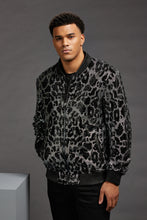 Load image into Gallery viewer, Men&#39;s Dazzling Crystal Bomber Jacket