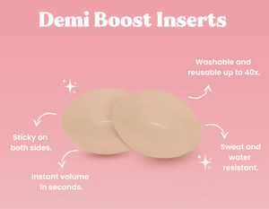 Demi Boost Inserts - Beige