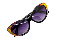 Load image into Gallery viewer, Swarovski Crystal-Accented Ombré Cat-eye Sunglasses - Monarch