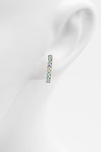 Load image into Gallery viewer, Crystal Bar Earrings