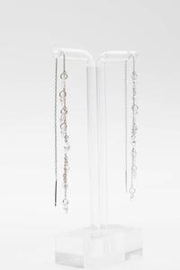 Crystal Chain Drop Earrings