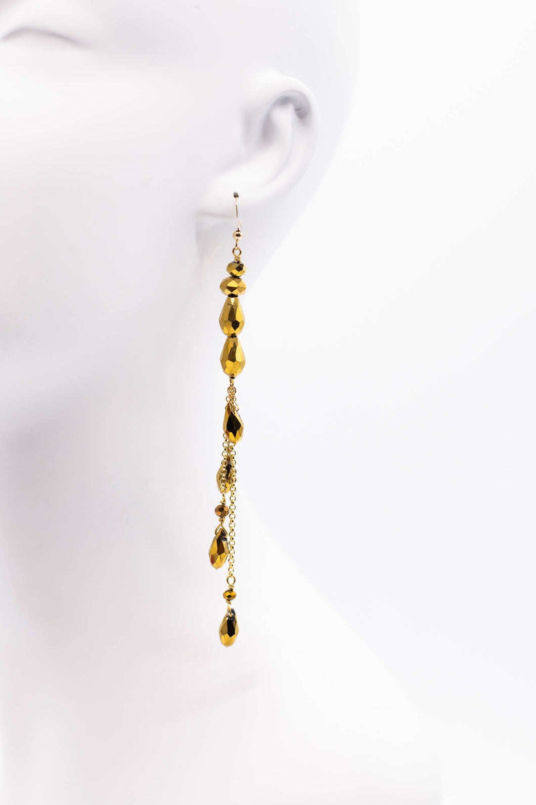 Bronze Drop Earrings