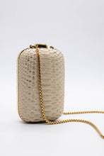Load image into Gallery viewer, Arti Moda Pill Box Clutch - Ivory