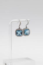 Load image into Gallery viewer, Aquamarine Crystal Earrings