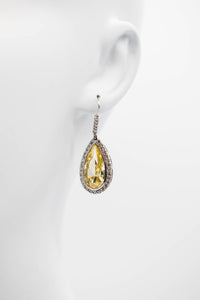 Citrine Teardrop Earring