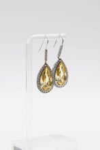 Load image into Gallery viewer, Citrine Teardrop Earring